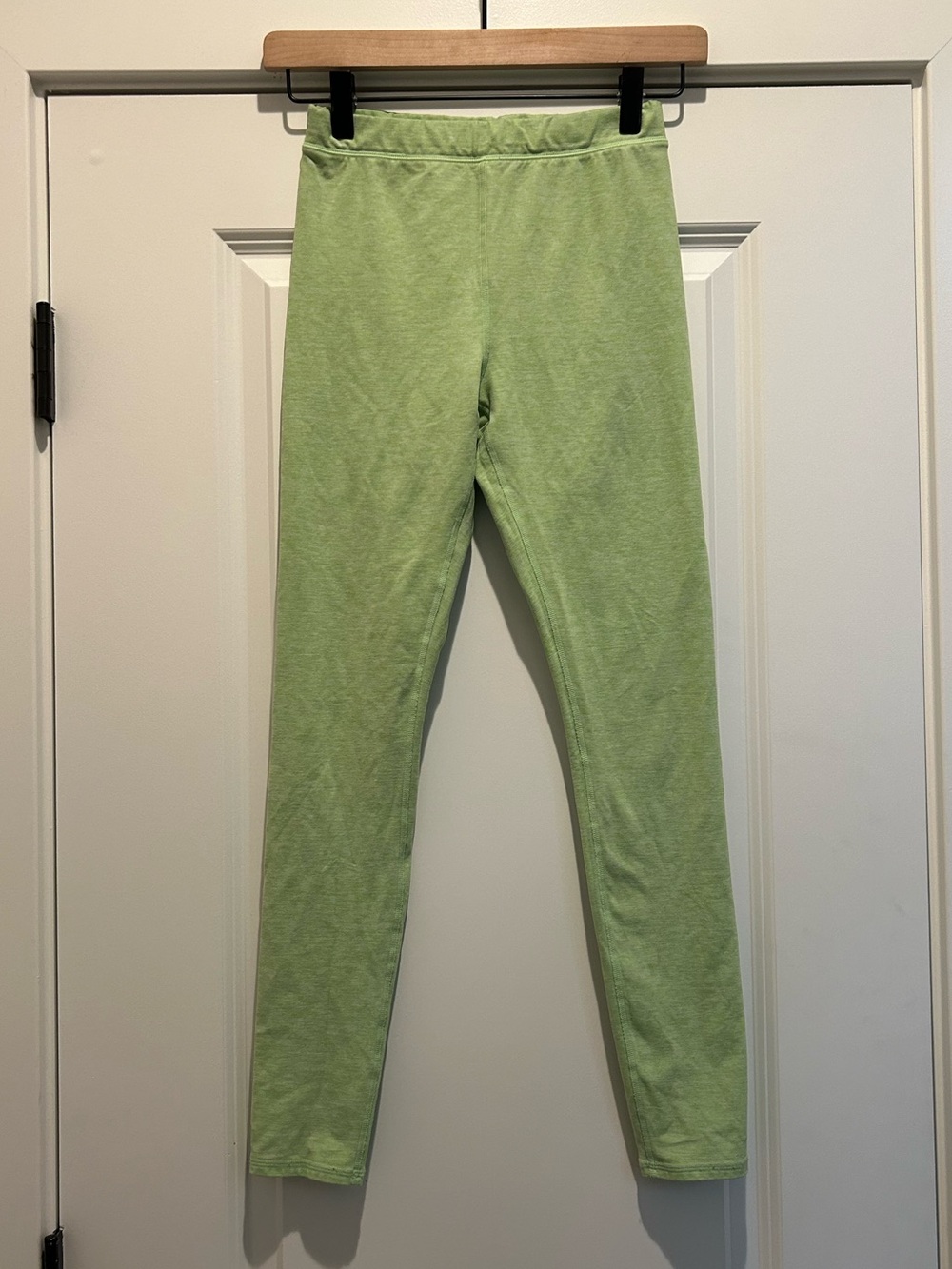 Alo Yoga Heathered Lime Green High Waisted Leggings Size Small